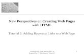 XP Creating Web Pages with HTML, 3e Prepared by: C. Hueckstaedt, Tutorial 2 1 New Perspectives on Creating Web Pages with HTML Tutorial 2: Adding Hypertext.