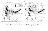 Active Tectonics Basin and Range p. 438-441. Geophysical Data 1 gal = (1 cm/s²)