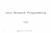 Prepared By E. Musa Alyaman1 Java Network Programming TCP.