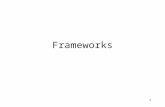 1 Frameworks. 2 Framework Set of cooperating classes/interfaces –Structure essential mechanisms of a problem domain –Programmer can extend framework classes,