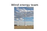 Wind energy team. Members Irene Shonle Dennis Kaan Mike Kostrzewa, PE, Director, CSU Wind Application Center Rebecca Cantwell, Colorado Harvesting Energy.