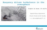 1 Buoyancy driven turbulence in the atmosphere Stephan de Roode (TU Delft) Applied Physics Department Clouds, Climate and Air Quality s.r.deroode@tudelft.nl.