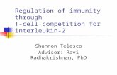 Regulation of immunity through T-cell competition for interleukin-2 Shannon Telesco Advisor: Ravi Radhakrishnan, PhD.