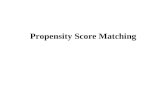 Propensity Score Matching. Outline Describe the problem Introduce propensity score matching as one solution Present empirical tests of propensity score.