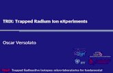 : TRI  P : Trapped Radioactive Isotopes: micro-laboratories for fundamental Physics TRIX: Trapped Radium Ion eXperiments Oscar Versolato.