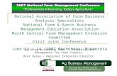 National Association of Farm Business Analysis Specialists National Farm & Ranch Business Management Education Association North Central Farm Management.