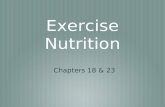 Exercise Nutrition Chapters 18 & 23. Nutrients Six major nutrients three are fuels.
