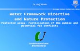 Ecology, Nature Protection, Water Landesumweltamt Brandenburg Water Framework Directive and Nature Protection Protected areas, Participation of the public.