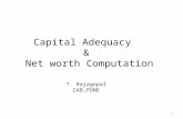 1 Capital Adequacy & Net worth Computation T. Rajagopal CAB,PUNE.