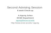 Second Advising Session 6 week Check-up A.Agung Julius ECSE Department agung@ecse.rpi.edu agung.