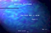 Mobile Systems ITU Mobile Systems The IEEE 802.11 WLAN Part I Ver 1.1.