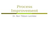 Process Improvement Dr. Ron Tibben-Lembke. Statistics.