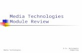 B.Sc. Multimedia ComputingMedia Technologies Media Technologies Module Review.