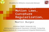 1 Strongly Anisotropic Motion Laws, Curvature Regularization, and Time Discretization Martin Burger Johannes Kepler University Linz SFB Numerical-Symbolic-Geometric.