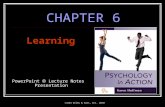 ©John Wiley & Sons, Inc. 2010 CHAPTER 6 Learning PowerPoint  Lecture Notes Presentation.