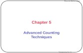 Transparency No. 5-1 Discrete Mathematics Chapter 5 Advanced Counting Techniques.