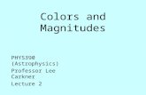 Colors and Magnitudes PHYS390 (Astrophysics) Professor Lee Carkner Lecture 2.