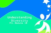 0 Understanding Diversity ©2008, University of Vermont and PACER Center Understanding Diversity PCL Module 10.