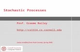 Stochastic Processes Prof. Graeme Bailey http://cs1114.cs.cornell.edu (notes modified from Noah Snavely, Spring 2009)