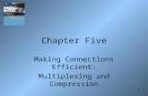 1 Chapter Five Making Connections Efficient: Multiplexing and Compression.
