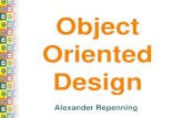 Object Oriented Design Alexander Repenning. Repenning’s Background  Programming: 25 years  Built computer hardware & software u End-user programming.