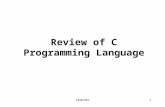 CENG7071 Review of C Programming Language. CENG7072 Structure of a C Program /* File: powertab.c * ---------------- * This program generates a table comparing.