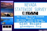 Project #10093 Key findings from a statewide survey of 500 likely voters in Nevada, conducted February 15-16, 2010.