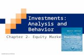 Investments: Analysis and Behavior Chapter 2- Equity Markets ©2008 McGraw-Hill/Irwin.
