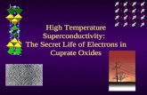High Temperature Superconductivity: The Secret Life of Electrons in Cuprate Oxides.