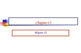 Chapter-17 Waves-II. Chapter-17 Waves-II  Topics to be studied:  Speed of sound waves  Relation between displacement and pressure amplitude  Interference.