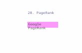 28. PageRank Google PageRank. Insight Through Computing Quantifying Importance How do you rank web pages for importance given that you know the link structure.