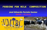 FEEDING FOR MILK COMPOSITION José Eduardo Portela Santos VMTRC – UC Davis.