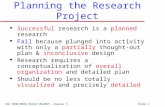 SAK 5090 MOHD HASAN SELAMAT- chapter 5Slide 1 CHAPTER 5 Planning the Research Project l Successful research is a planned research l Fail because plunged.
