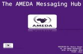 The AMEDA Messaging Hub PRESENTED BY: Monica Singer TO: The AMEDA delegation DATE: 28 November, 2010 PLACE: Libya.