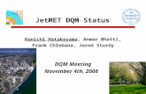 JetMET DQM Status Kenichi Hatakeyama, Anwar Bhatti, Frank Chlebana, Jared Sturdy DQM Meeting November 4th, 2008.