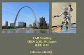 TAB Meeting IROS 2009, St. Louis IEEE RAS tab.ieee-ras.org.