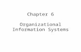 Chapter 6 Organizational Information Systems. Chapter 6 Objectives Understand characteristics of operational, managerial, and executive information systems.