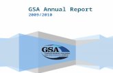 GSA Annual Report 2009/2010. Looking Back GSA Charity Status Establishment of Postgraduate Forum Looking Forward More Sophisticated Issues Surveying Design.