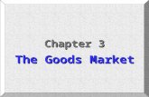 Chapter 3 The Goods Market. Chapter 3: The Goods MarketBlanchard: Macroeconomics Slide #2 Chapter Topics The Composition of GDP The Demand for Goods The.