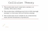 Collision Theory. Reaction Coordinate Diagrams Multistep Reactions.
