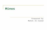Minos Prepared By Mahdi Al-Saeed. WHAT'S MINOS SYSTEM Minos System is a patented, high technology system to remotely manage and control the public lighting.