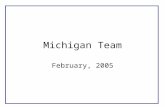 Michigan Team February, 2005. Amy Wagaman Bibhas Chakraborty Herle McGowan Susan Murphy Lacey Gunter Danny Almirall Anne Buu.