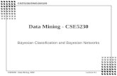 CSE5230 - Data Mining, 2002Lecture 9.1 Data Mining - CSE5230 Bayesian Classification and Bayesian Networks CSE5230/DMS/2002/9.