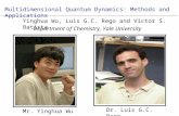 Mr. Yinghua Wu Multidimensional Quantum Dynamics: Methods and Applications Yinghua Wu, Luis G.C. Rego and Victor S. Batista Department of Chemistry, Yale.