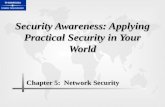 Security Awareness: Applying Practical Security in Your World Chapter 5: Network Security.