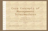 Schermerhorn - Chapter 41 Core Concepts of Management Schermerhorn Prepared by Cheryl Wyrick California State Polytechnic University Pomona John Wiley.