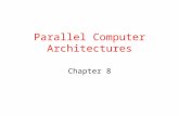 Parallel Computer Architectures Chapter 8. Parallel Computer Architectures (a) On-chip parallelism. (b) A coprocessor. (c) A multiprocessor. (d) A multicomputer.