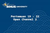 Pertemuan 19 - 22 Open Channel 2. Bina Nusantara VARIED FLOW IN OPEN CHANNELS.