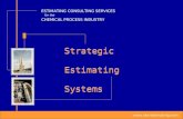 Strategic Estimating Systems ESTIMATING CONSULTING SERVICES  for the CHEMICAL PROCESS INDUSTRY.