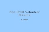 Non-Profit Volunteer Network k. haar. Are You… BORED?